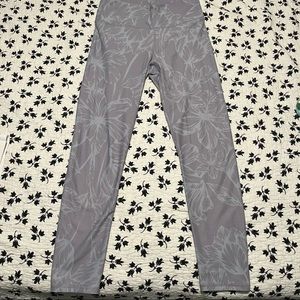 Gray Floral Fabletics leggings
